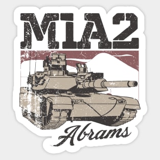 M1A2 Abrams - American Desert Storm Tank Sticker